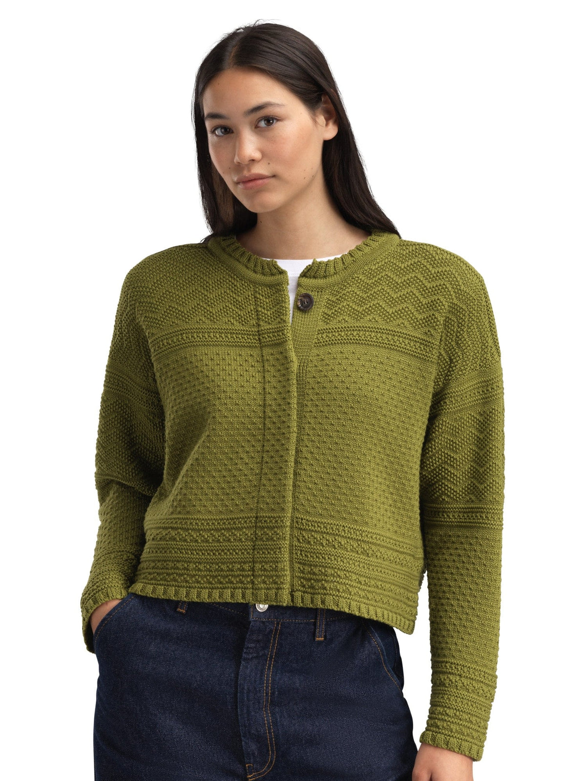 Lusa Women's Cardigan Alum Green