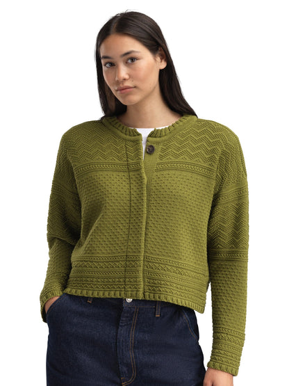 Lusa Women's Cardigan Alum Green