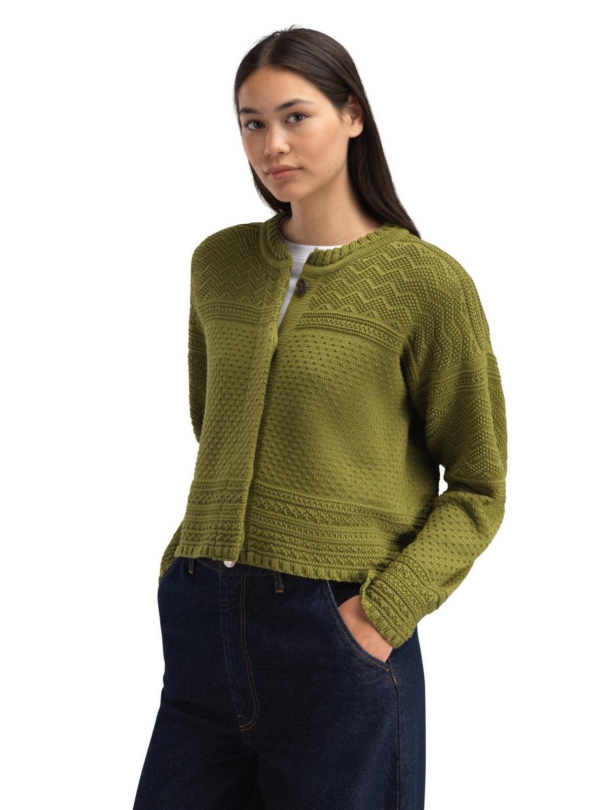 Lusa Women's Cardigan Alum Green