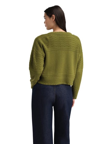 Lusa Women's Cardigan Alum Green
