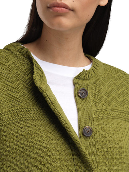 Lusa Women's Cardigan Alum Green