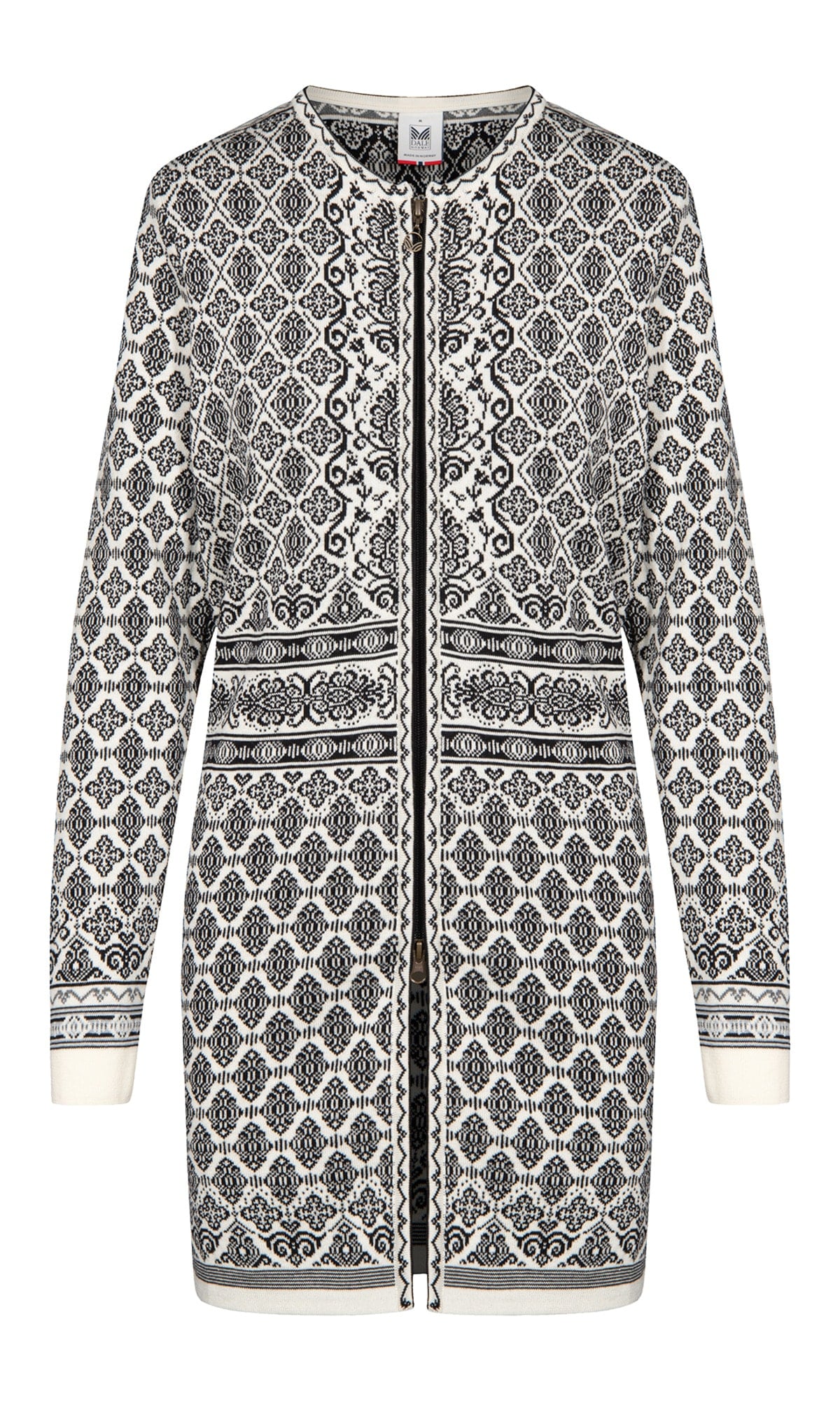 Ingeborg Fem Jacket Offwhite Black Gravuvig Smoke