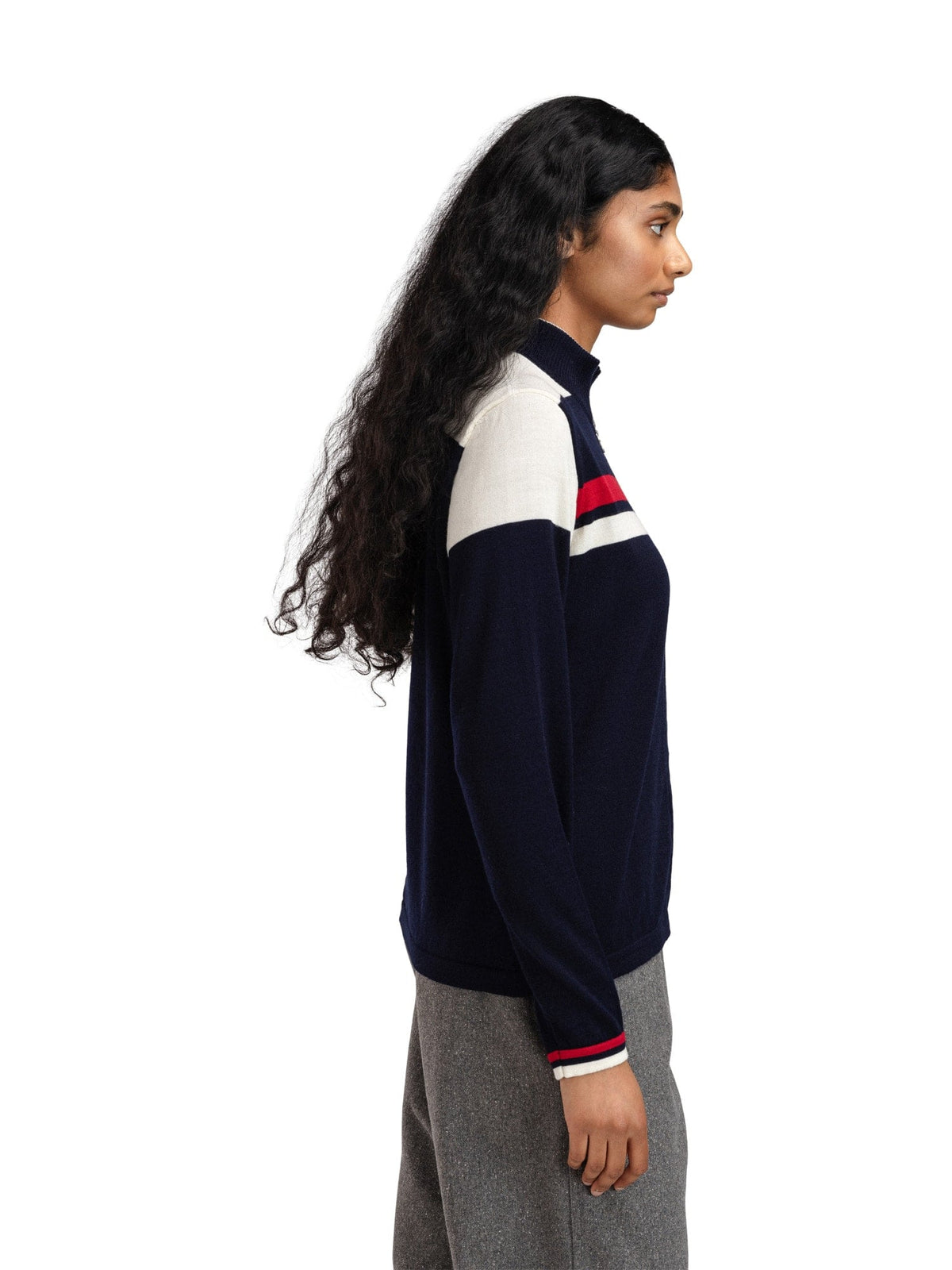 Mount Stello Feminine Jacket Navy Offwhite Raspberry