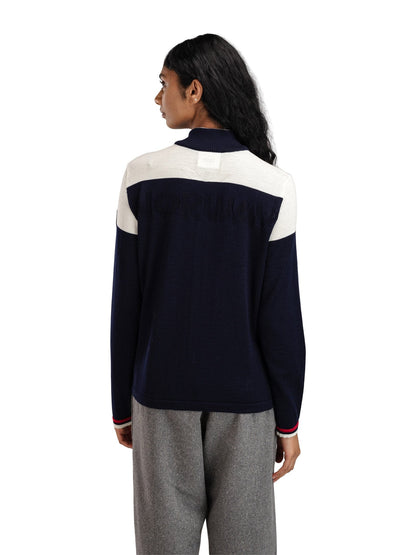 Mount Stello Feminine Jacket Navy Offwhite Raspberry