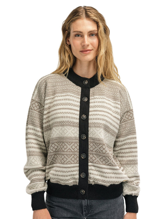 Skarpøy Feminine Cardigan Brown