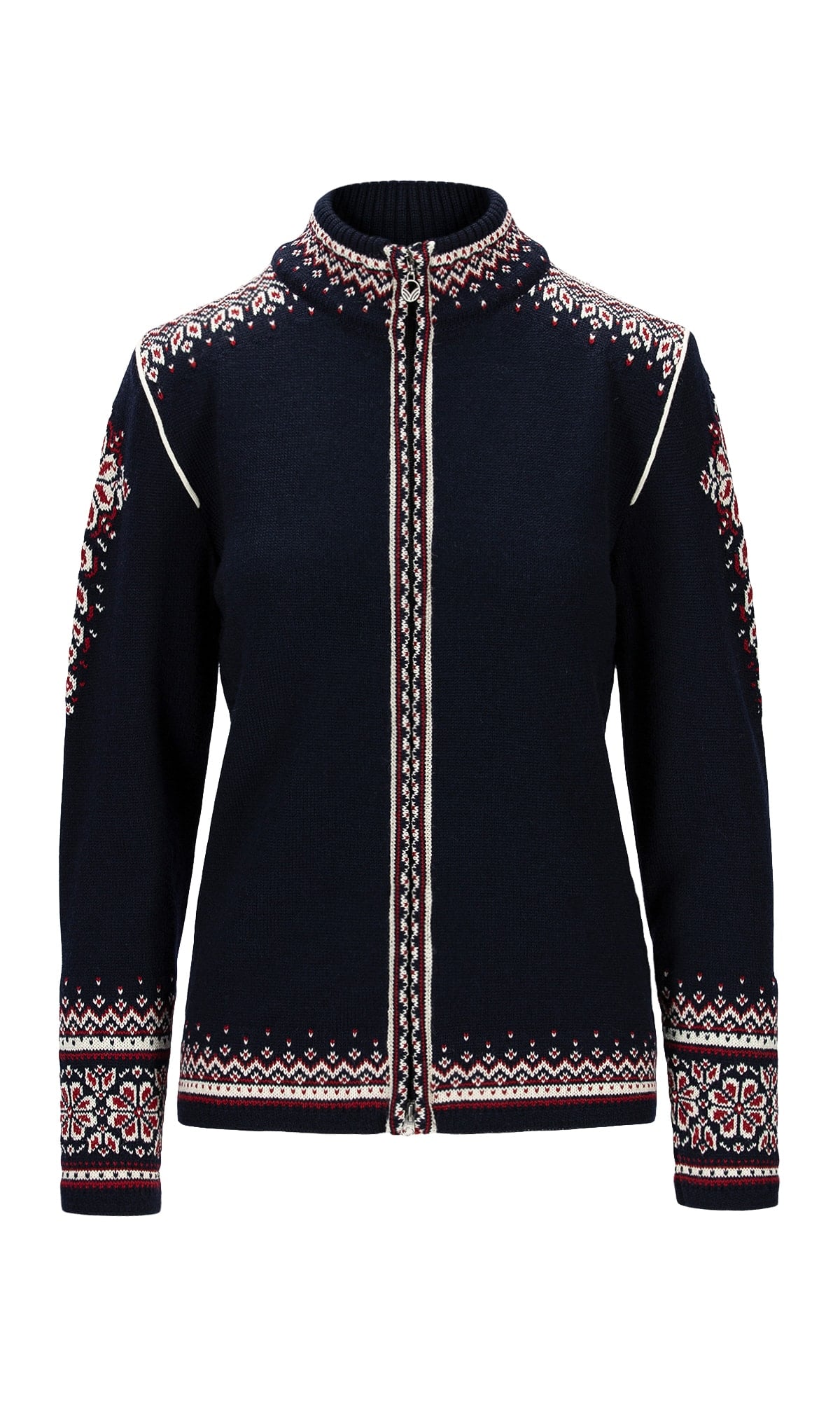140th Anniversary Women’s Wool Jacket  NAVY RED ROSE OFF WHITE