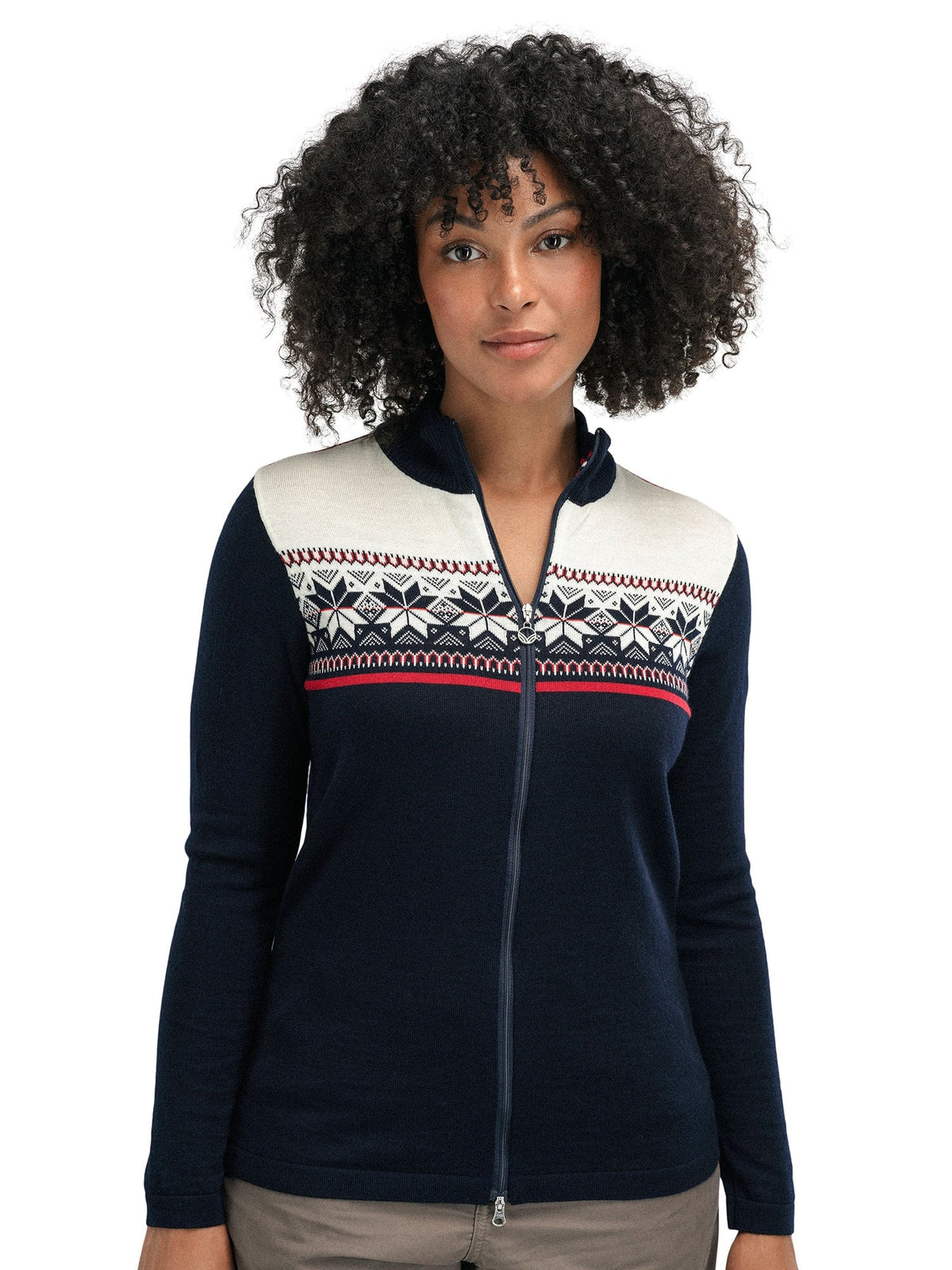 Liberg Feminine Jacket Marine Offwhite Raspberry