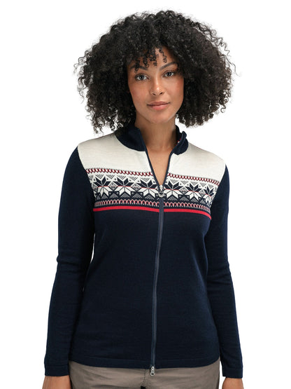 Liberg Feminine Jacket Marine Offwhite Raspberry