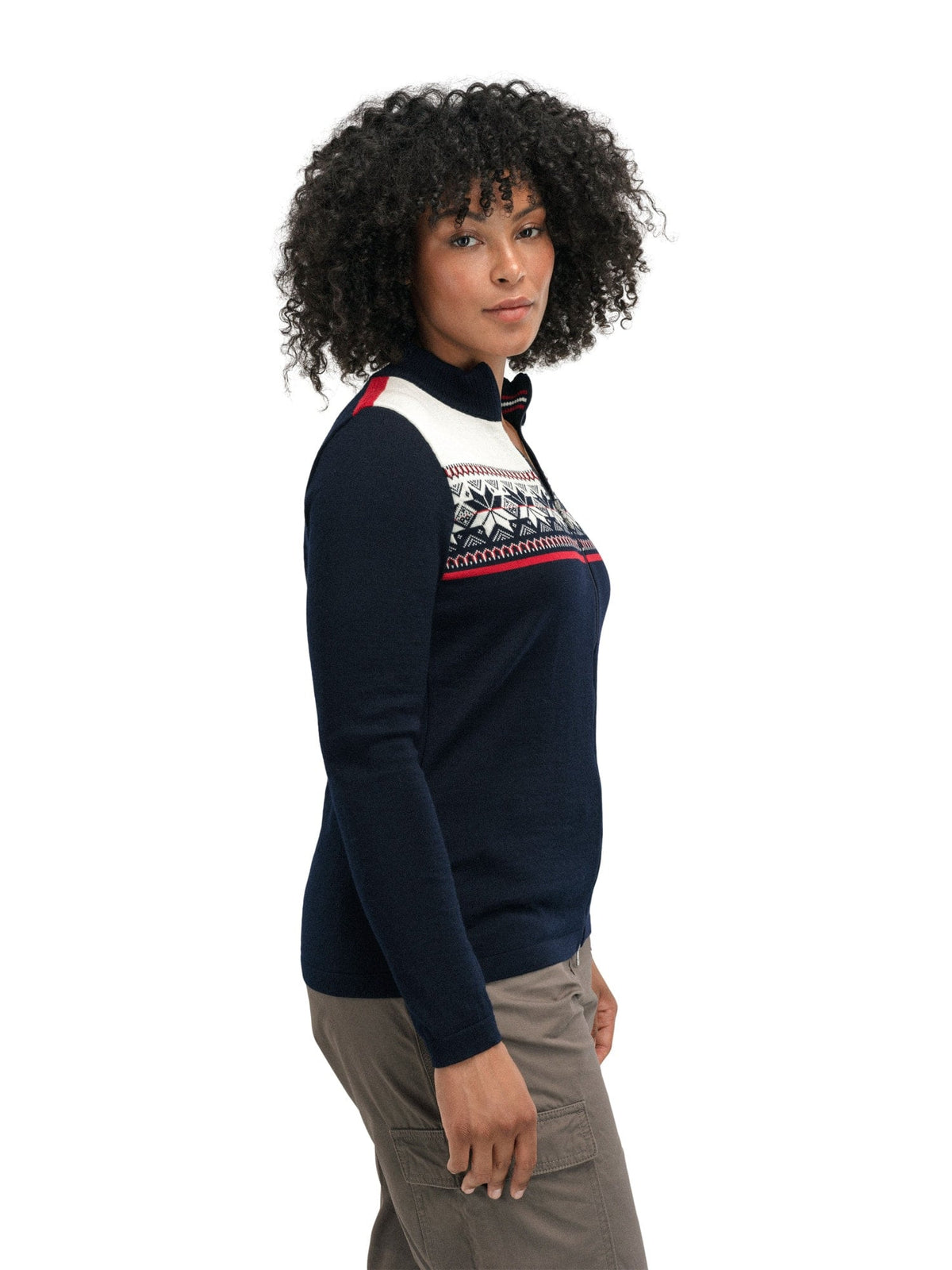 Liberg Feminine Jacket Marine Offwhite Raspberry
