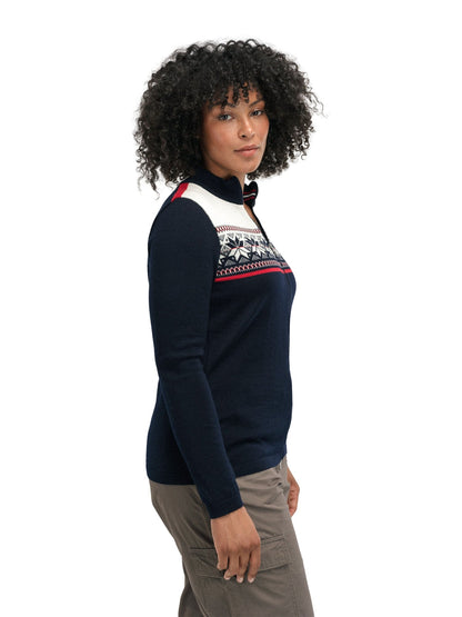 Liberg Feminine Jacket Marine Offwhite Raspberry