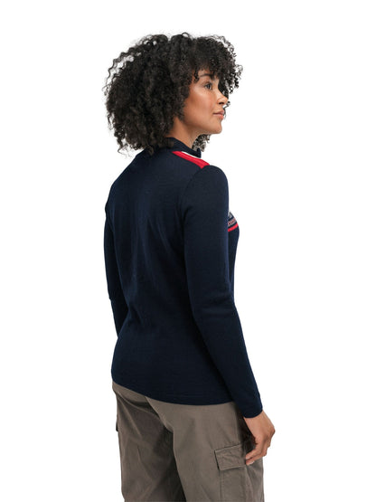 Liberg Feminine Jacket Marine Offwhite Raspberry