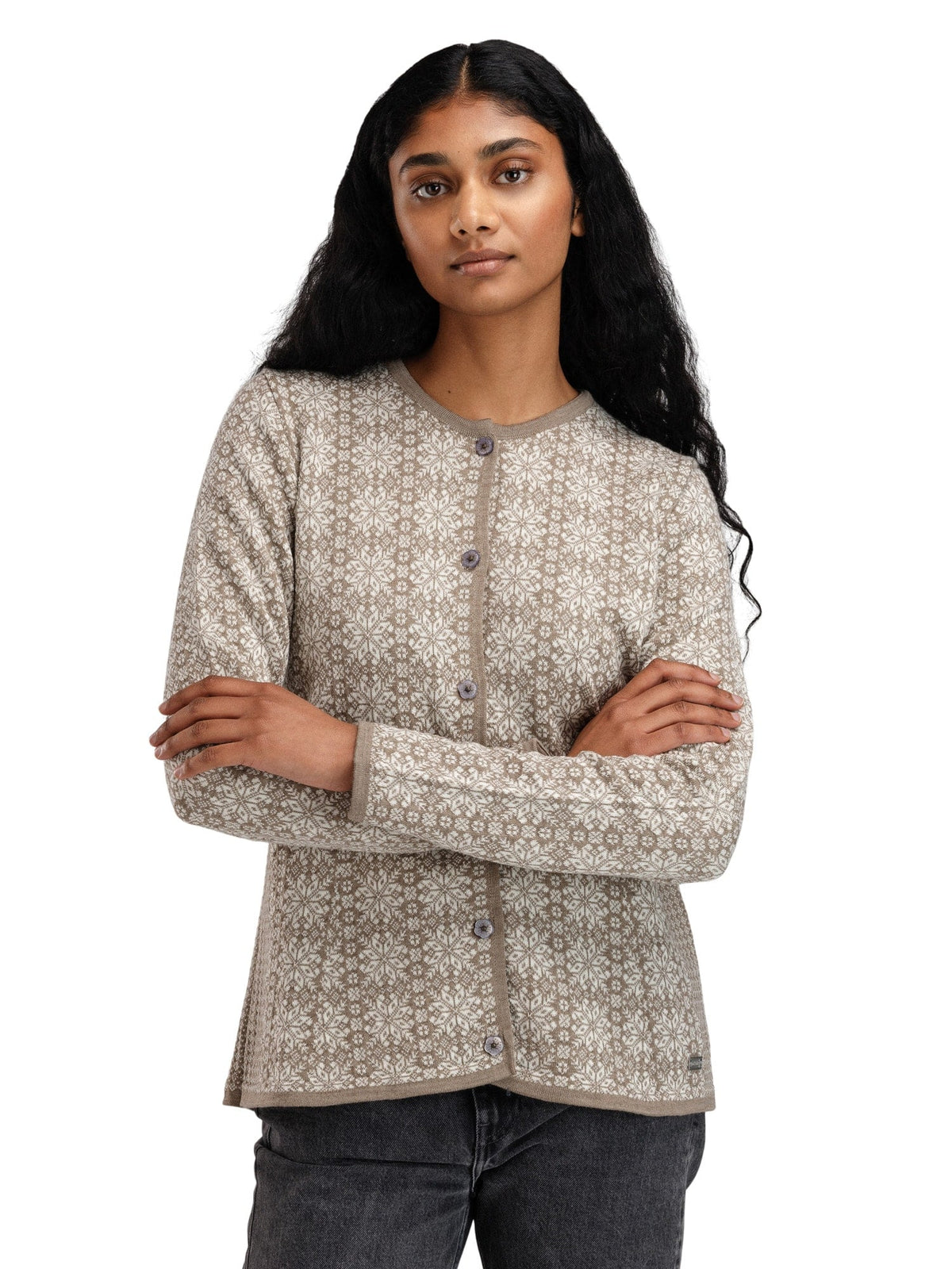 Othelie Fem Jacket Mountainstone Offwhite Mt.s