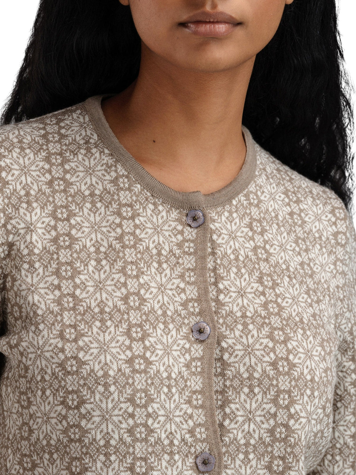 Othelie Fem Jacket Mountainstone Offwhite Mt.s