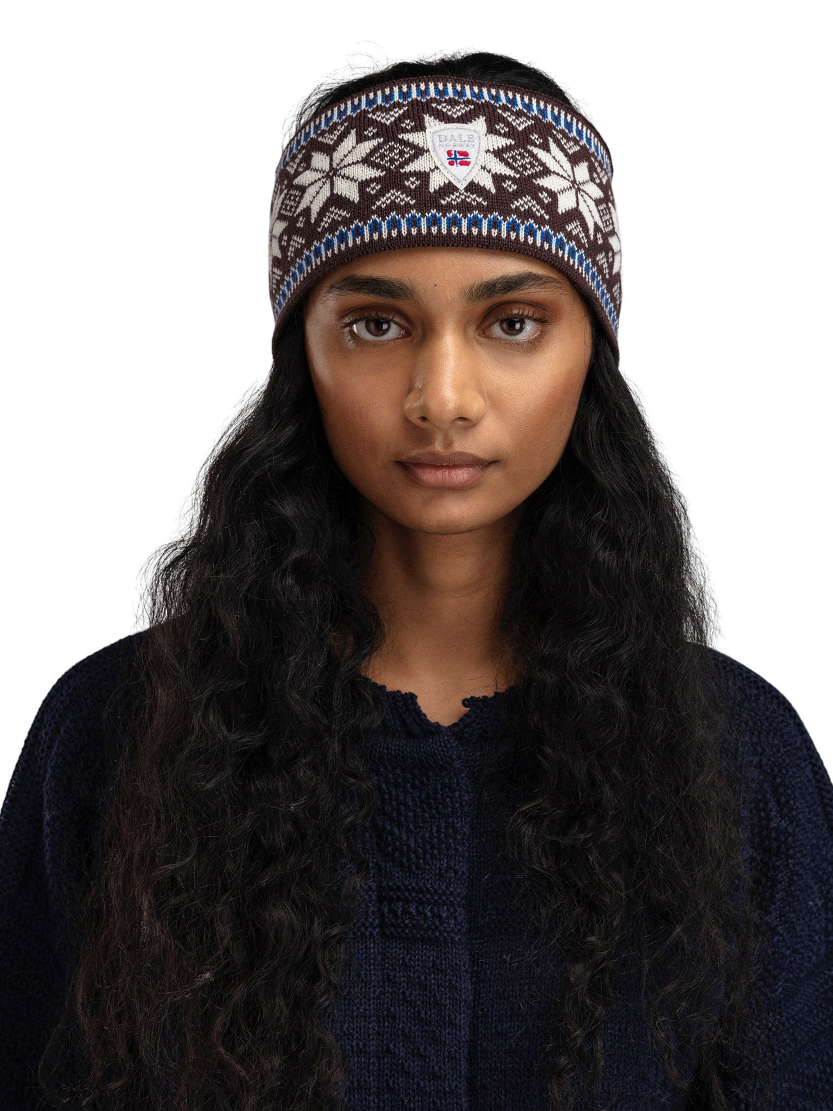 Garmisch Headband Navy Allium Raspberry