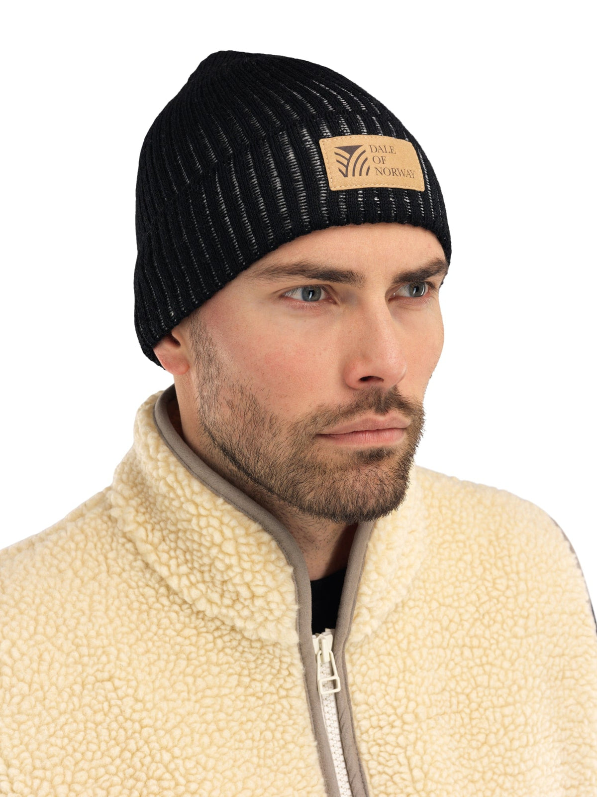 Alvøy Hat - Norwegian Wool Black Offwhite