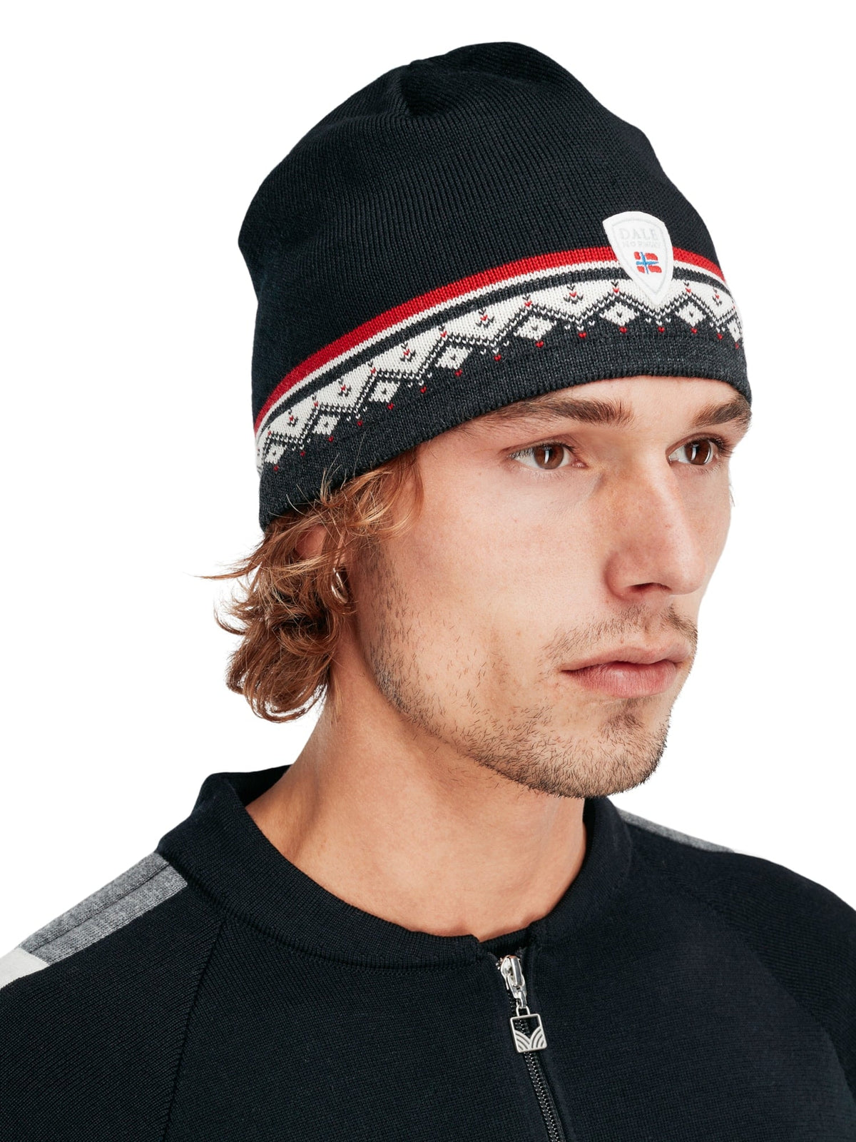 Moritz Hat Black Offwhite Darkcharcoal