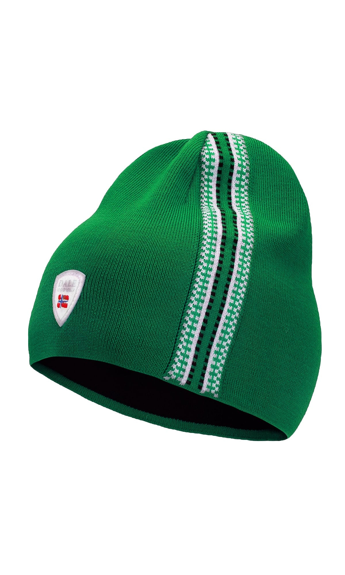 Mount Olympus unisex merino wool hat BrightGreen Offwhite Navy