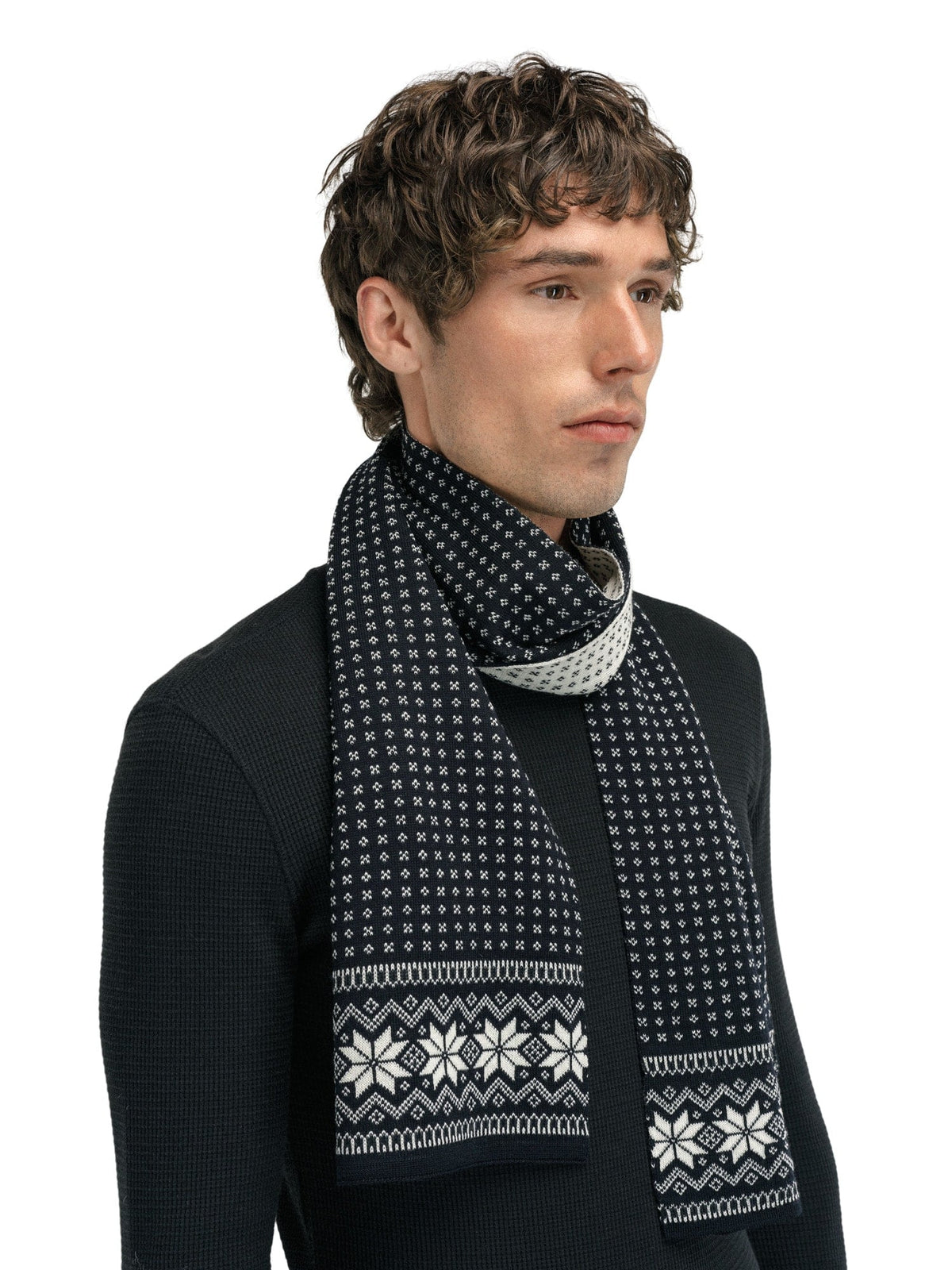 Garmisch Scarf Black White
