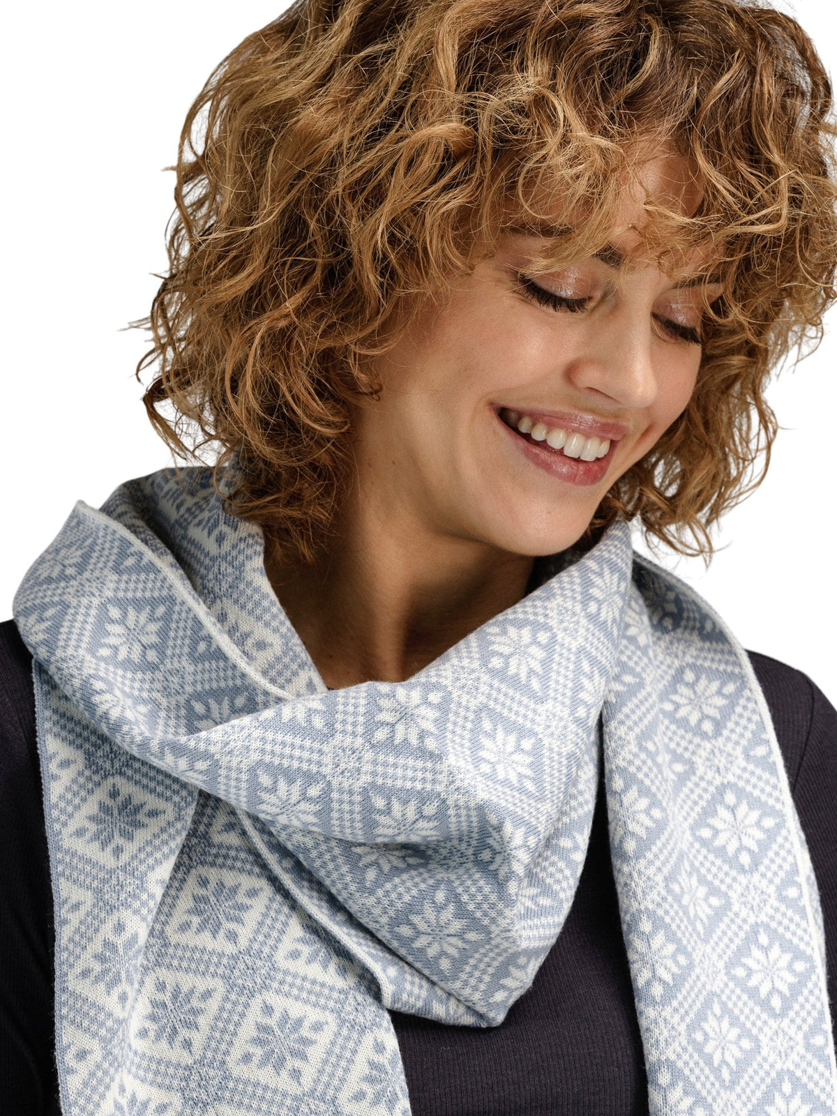 Christiania Women's Scarf - Merino Wool grey