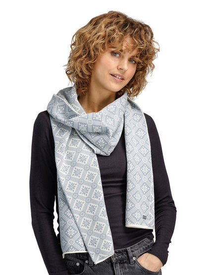 Christiania Women's Scarf - Merino Wool grey