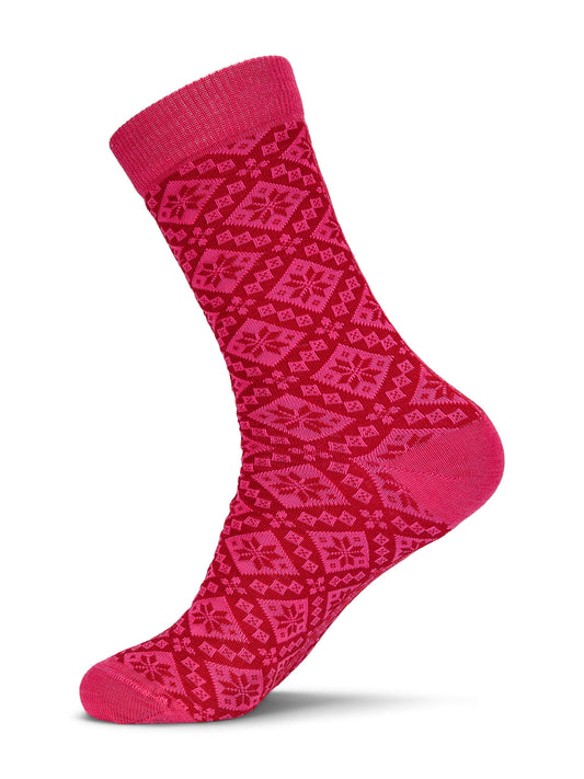 Bjorøy sock Red Pink