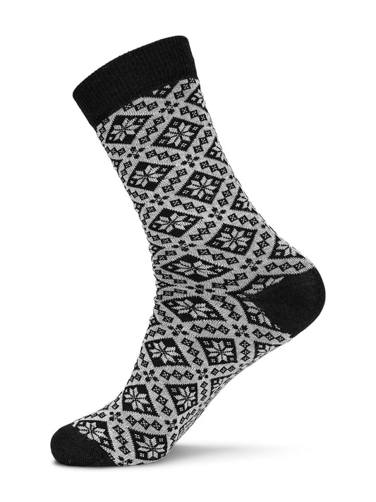 Bjorøy sock Black Offwhite