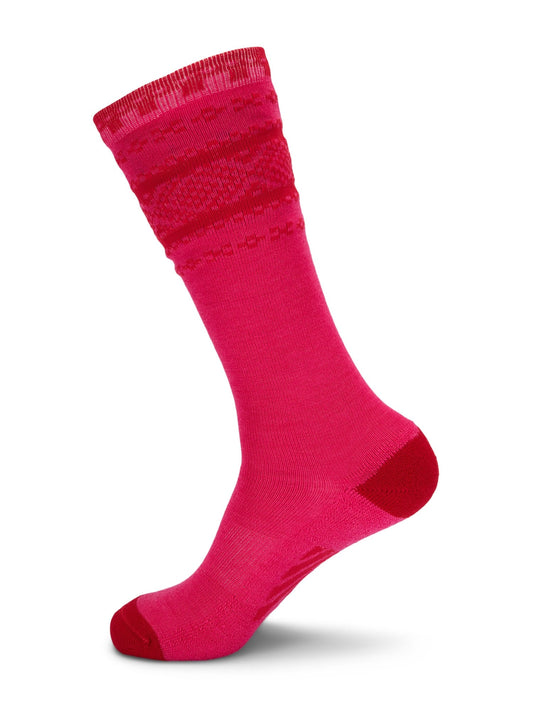 Cortina knee sock Pink red