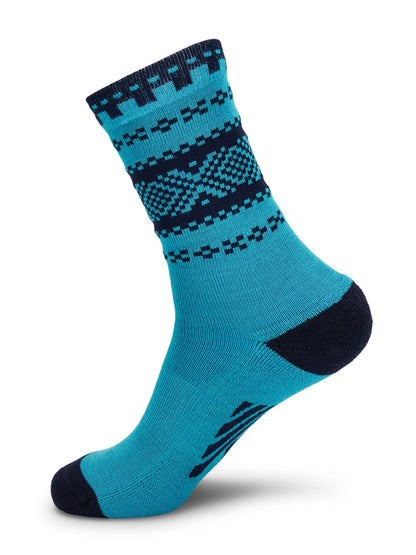Cortina sock Turquoise Navy