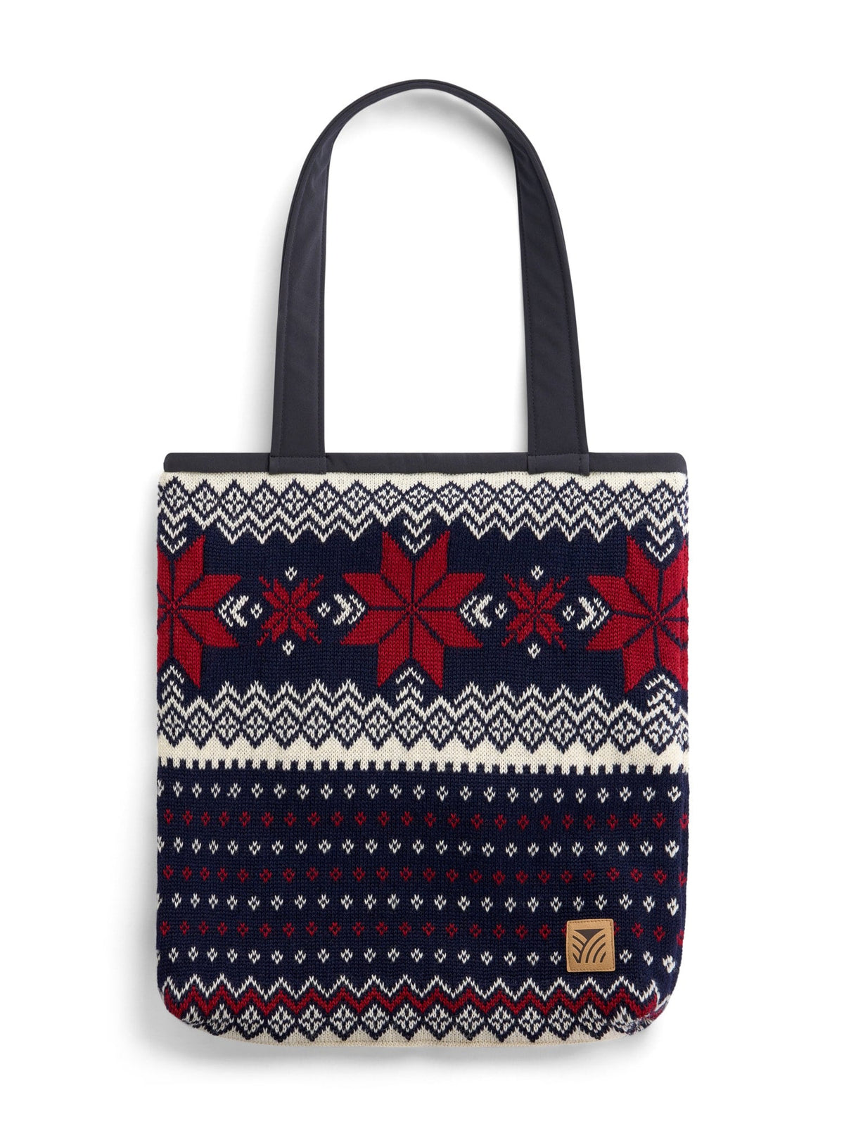 Egersund Totebag Marine Offwhite Red