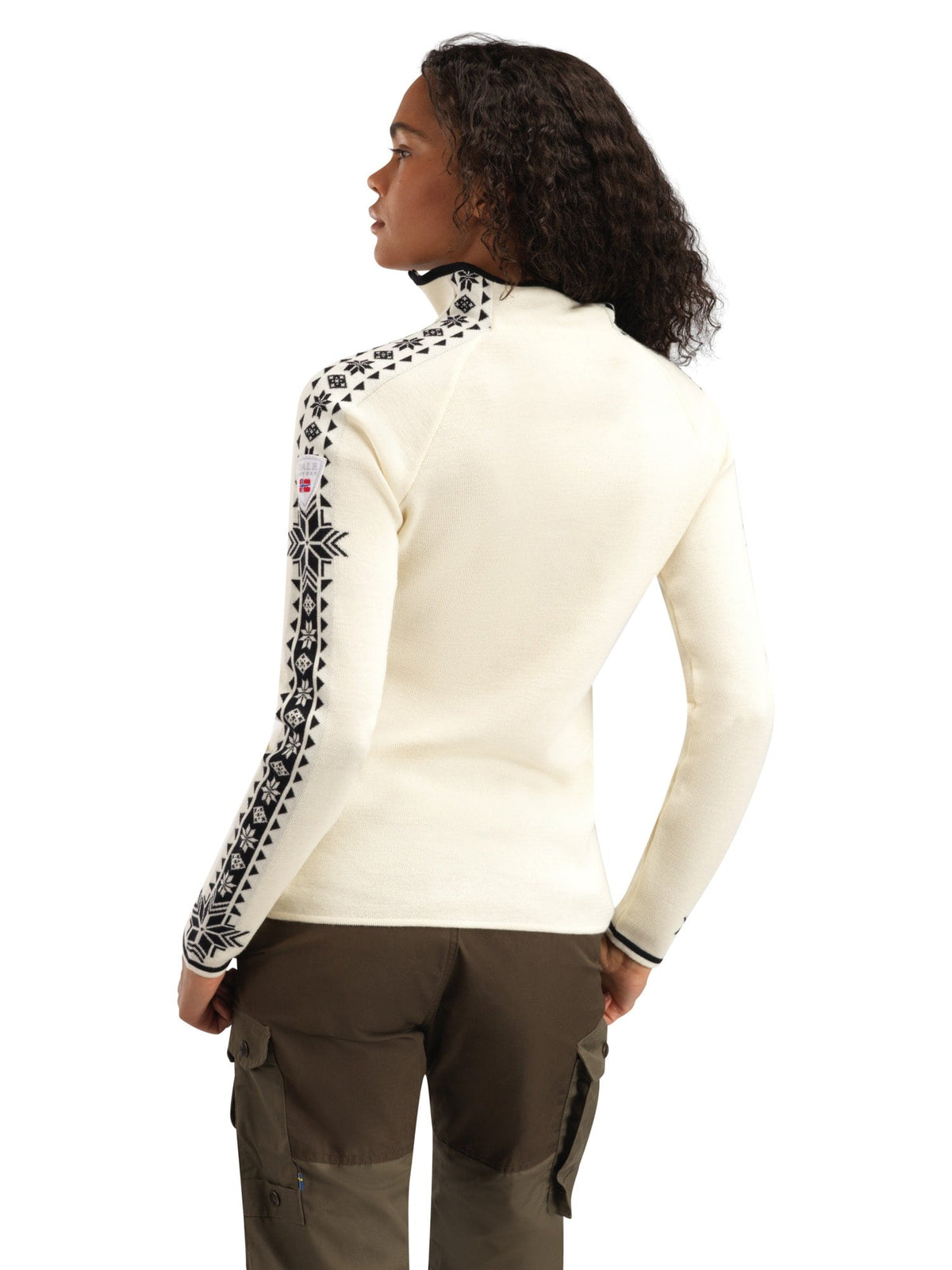 Geilo Fem Sweater Offwhite Black
