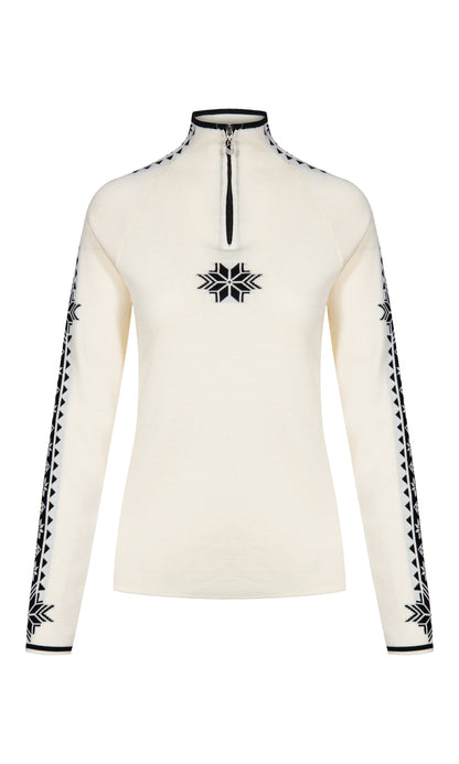 Geilo Fem Sweater Offwhite Black