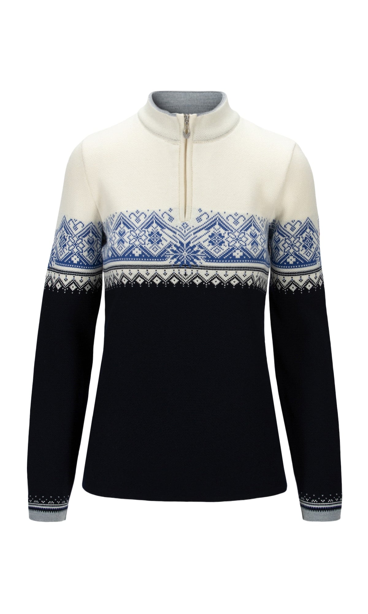 Moritz Women’s Sweater - Merino Wool NAVY WHITE ULTRAMARINE