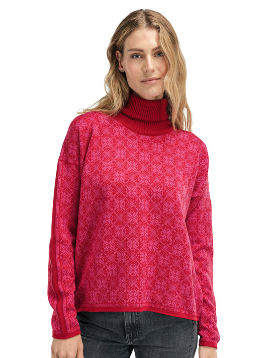 Firda Fem Sweater Raspberry Allium