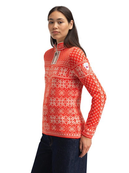 Peace Women's Sweater Roth Red Sand Mel.