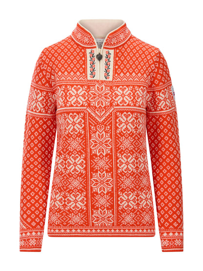 Peace Women's Sweater Roth Red Sand Mel.