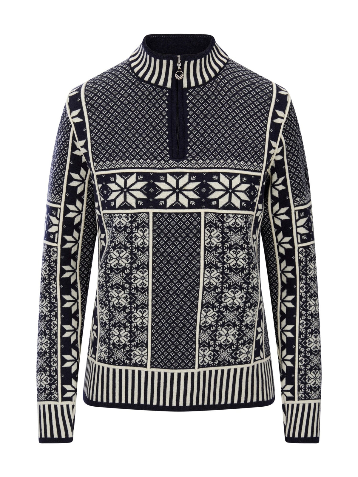 Vardåsen Women's Sweater Marine Offwhite
