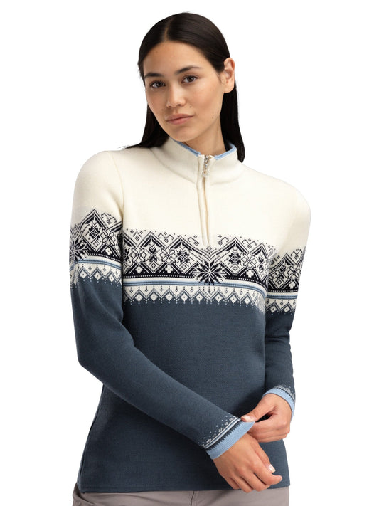 Moritz Women's Sweater Steel Off White Navy