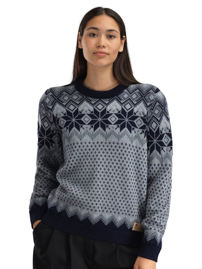 Vilja Women's Sweater Navy Mid Blue Mel. Steel
