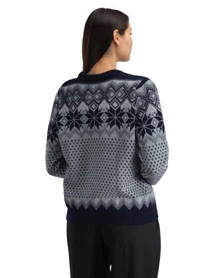 Vilja Women's Sweater Navy Mid Blue Mel. Steel