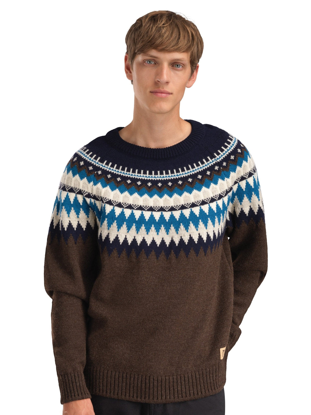 Losna Men's Sweater Coffee Navy Arctic Blue