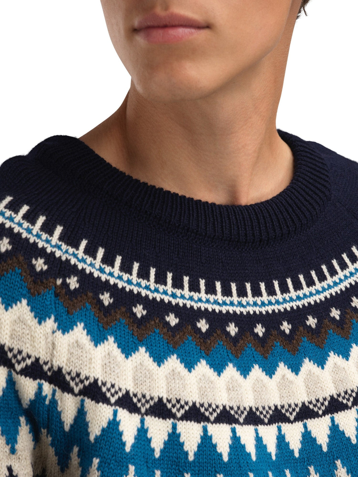 Losna Men's Sweater Coffee Navy Arctic Blue