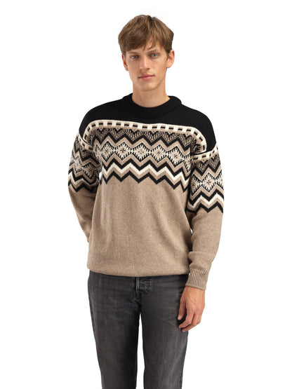 Randaberg Sweater Maculine Brown Black Offwhite