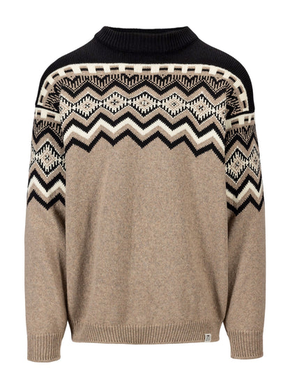 Randaberg Sweater Maculine Brown Black Offwhite