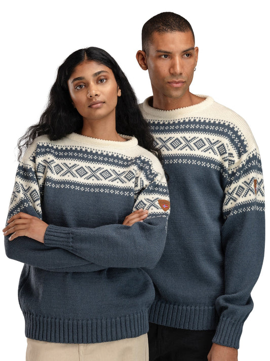 Cortina 1956 Uni Sweater Steel Offwhite