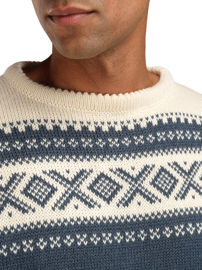 Cortina 1956 Uni Sweater Steel Offwhite
