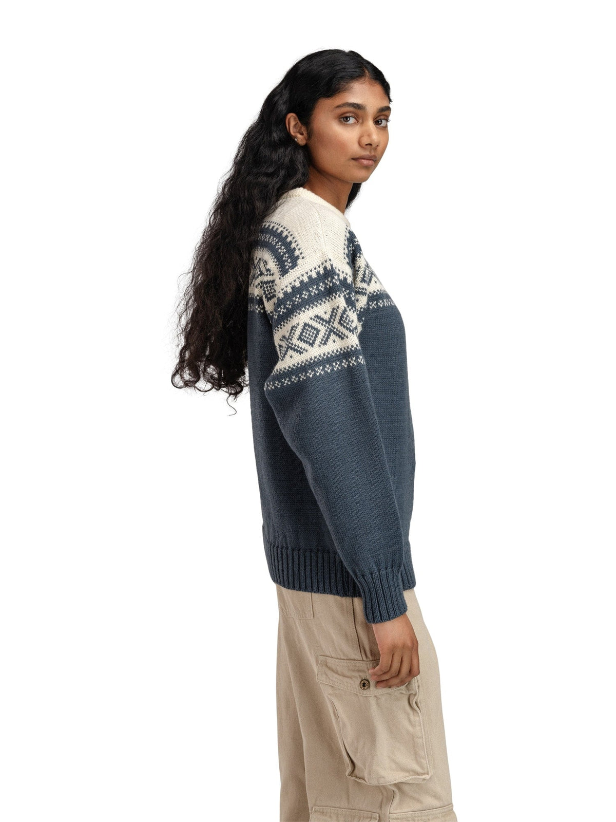 Cortina 1956 Uni Sweater Steel Offwhite