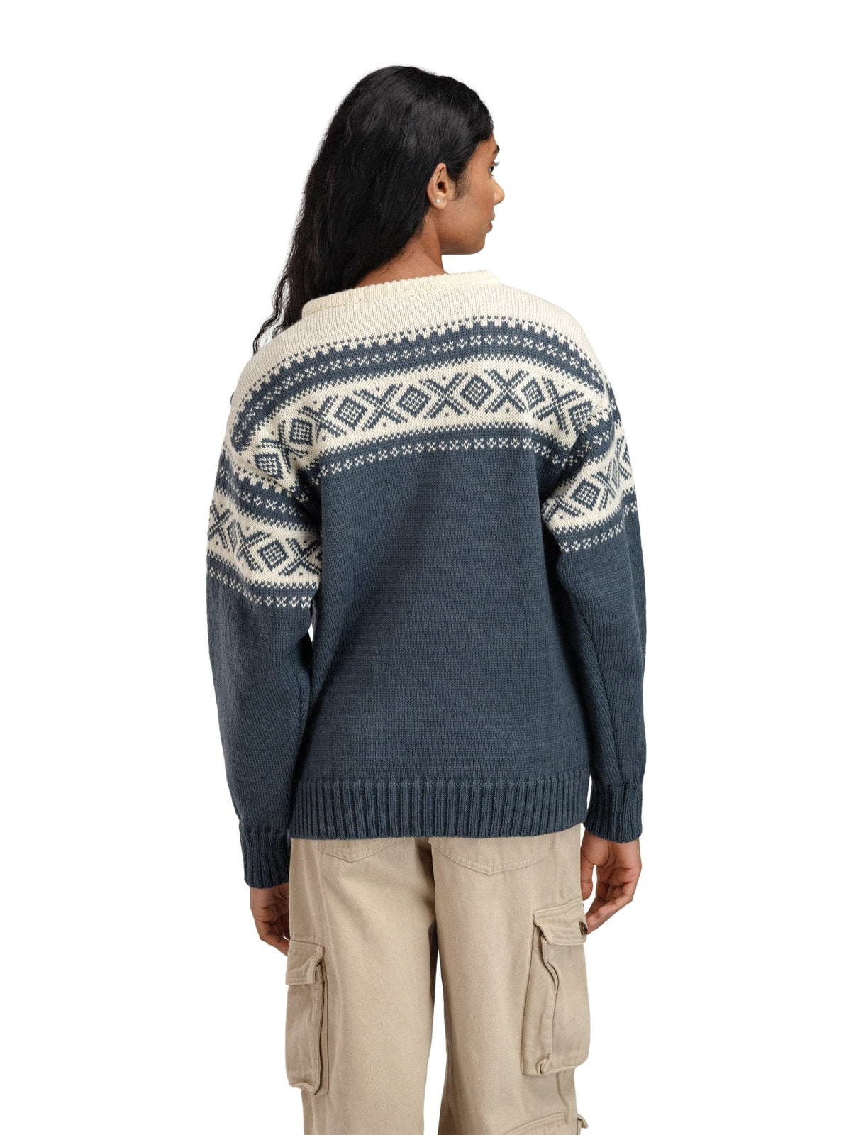 Cortina 1956 Uni Sweater Steel Offwhite