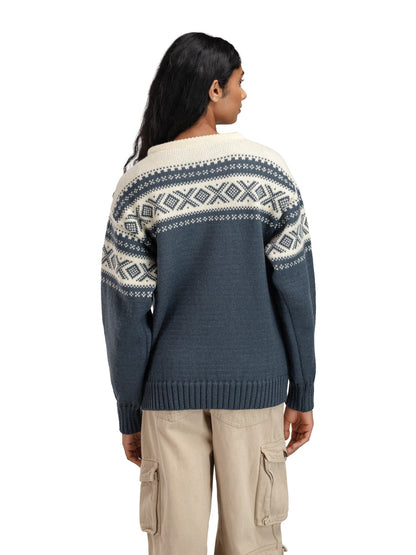 Cortina 1956 Uni Sweater Steel Offwhite