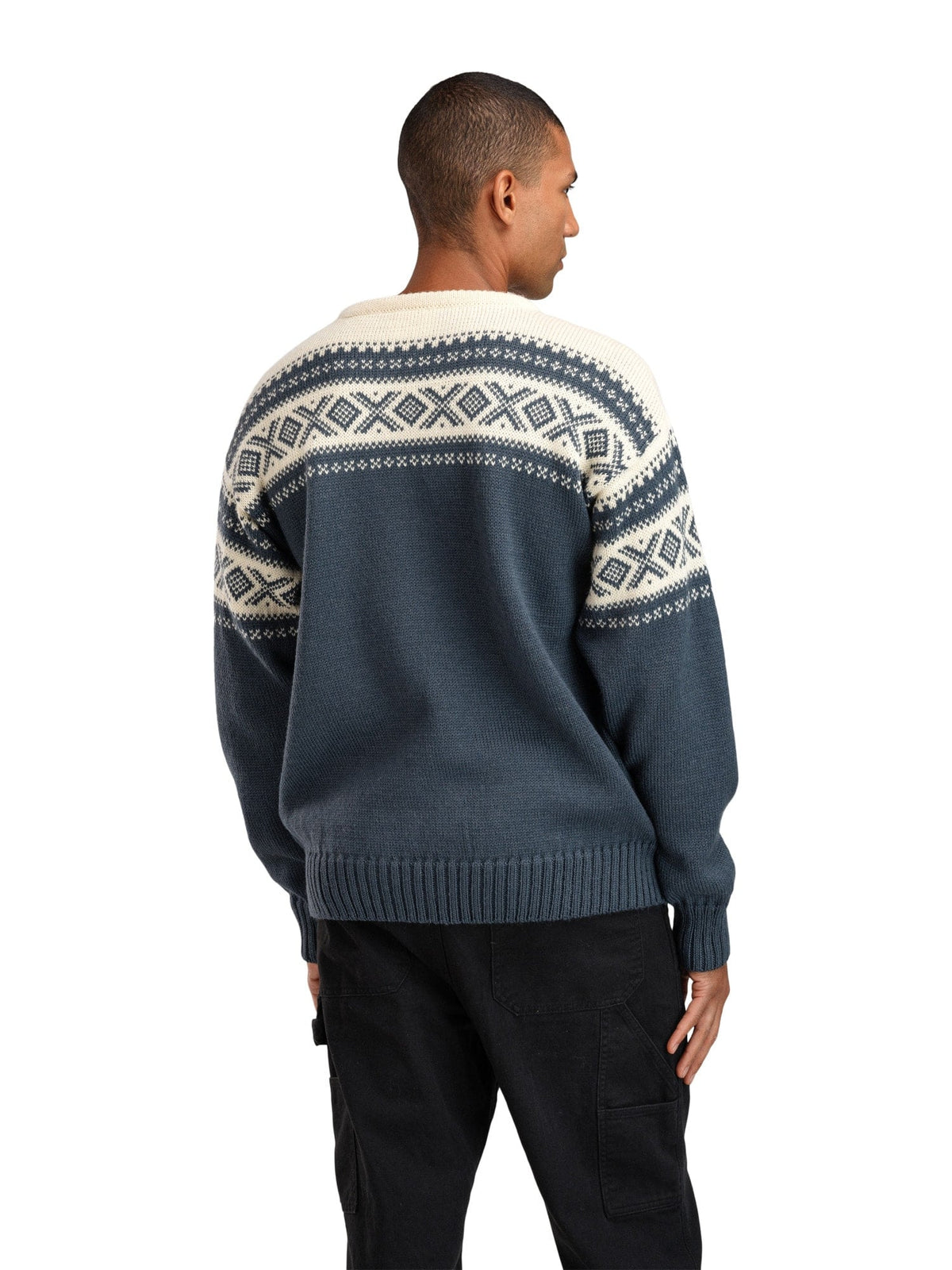 Cortina 1956 Uni Sweater Steel Offwhite