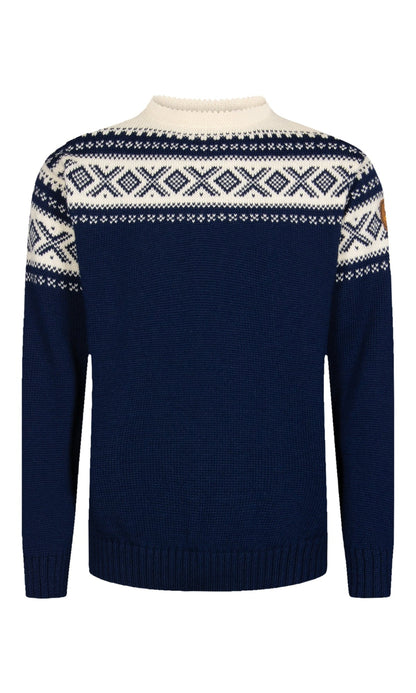 Cortina 1956 Unisex Sweater - Norwegian Wool Navy Off-white